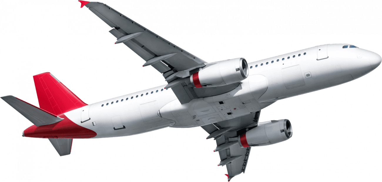 Commercial airplane built with parts that are manufactured using CNC machines sold by Methods Machine Tools